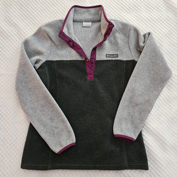 Columbia Pull Over Fleece Sweatshirt - Picture 1 of 10